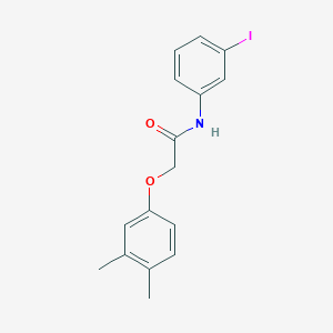 molecular formula C16H16INO2 B297320 2-(3,4-dimethylphenoxy)-N-(3-iodophenyl)acetamide 
