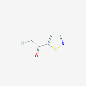 molecular formula C5H4ClNOS B2973208 2-Chloro-1-(1,2-thiazol-5-yl)ethan-1-one CAS No. 2044713-56-4