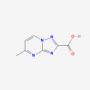 molecular formula C7H6N4O2 B2973227 5-甲基-[1,2,4]三唑并[1,5-a]嘧啶-2-甲酸 CAS No. 1691859-88-7