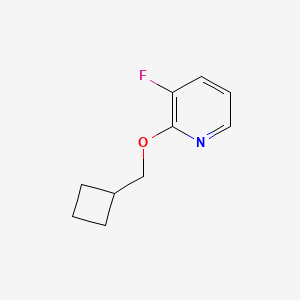 molecular formula C10H12FNO B2973235 2-(Cyclobutylmethoxy)-3-fluoropyridine CAS No. 2195880-17-0