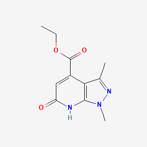 ethyl 1,3-dimethyl-6-oxo-6,7-dihydro-1H-pyrazolo[3,4-b]pyridine-4-carboxylate