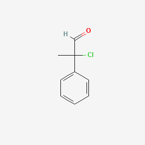 molecular formula C9H9ClO B2973241 2-氯-2-苯基丙醛 CAS No. 6124-66-9