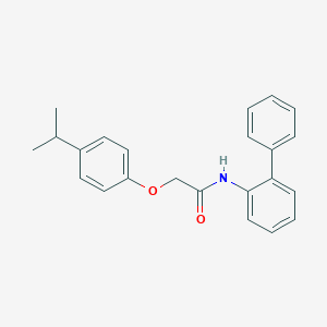 molecular formula C23H23NO2 B297329 N-[1,1'-biphenyl]-2-yl-2-(4-isopropylphenoxy)acetamide 