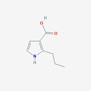 molecular formula C8H11NO2 B2973324 2-propyl-1H-pyrrole-3-carboxylic acid CAS No. 1516169-54-2