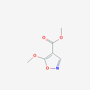 molecular formula C6H7NO4 B2973388 Methyl 5-methoxy-1,2-oxazole-4-carboxylate CAS No. 1909327-18-9