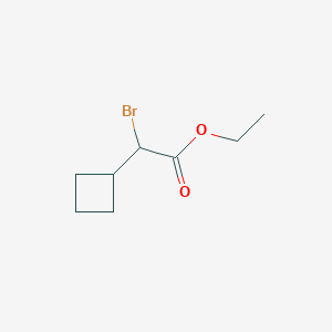 molecular formula C8H13BrO2 B2973437 Ethyl 2-bromo-2-cyclobutylacetate CAS No. 21816-22-8