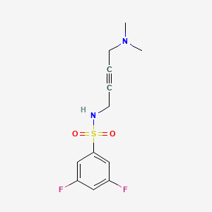 N-(4-(dimethylamino)but-2-yn-1-yl)-3,5-difluorobenzenesulfonamide