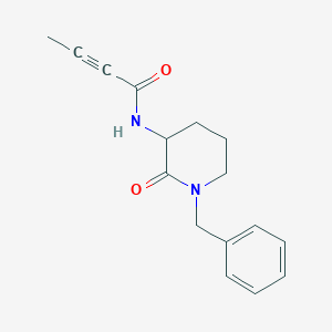 N-(1-Benzyl-2-oxopiperidin-3-yl)but-2-ynamide