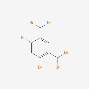 molecular formula C8H4Br6 B2973536 1,5-Dibromo-2,4-bis(dibromomethyl)benzene CAS No. 58997-70-9