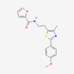 molecular formula C18H18N2O3S B2973577 N-(2-(2-(4-methoxyphenyl)-4-methylthiazol-5-yl)ethyl)furan-2-carboxamide CAS No. 869070-18-8