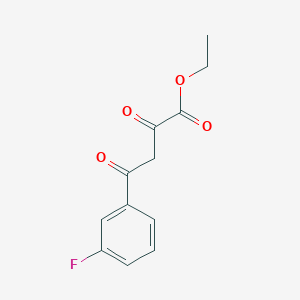 molecular formula C12H11FO4 B2973595 Ethyl 4-(3-fluorophenyl)-2,4-dioxobutanoate CAS No. 741286-49-7