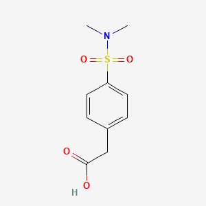2-[4-(Dimethylsulfamoyl)phenyl]acetic acid