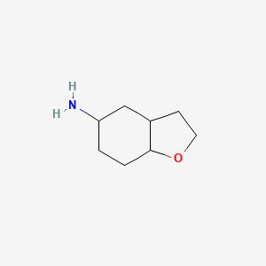 molecular formula C8H15NO B2973668 Octahydro-1-benzofuran-5-amine CAS No. 1558817-25-6