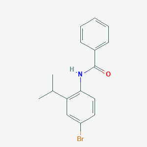 molecular formula C16H16BrNO B297367 N-[4-bromo-2-(propan-2-yl)phenyl]benzamide 