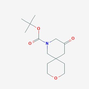 molecular formula C14H23NO4 B2973687 tert-Butyl 4-oxo-9-oxa-2-azaspiro[5.5]undecane-2-carboxylate CAS No. 2089258-39-7