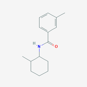 molecular formula C15H21NO B297373 3-methyl-N-(2-methylcyclohexyl)benzamide 