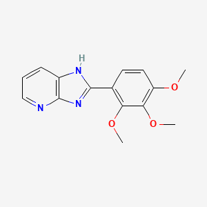 molecular formula C15H15N3O3 B2973737 2-(2,3,4-trimethoxyphenyl)-3H-imidazo[4,5-b]pyridine CAS No. 130179-85-0