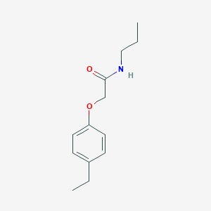 molecular formula C13H19NO2 B297374 2-(4-ethylphenoxy)-N-propylacetamide 