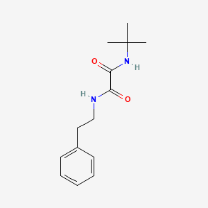 N-tert-butyl-N'-(2-phenylethyl)ethanediamide