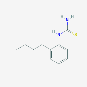 molecular formula C11H16N2S B2973785 N-(2-butylphenyl)thiourea CAS No. 281223-49-2