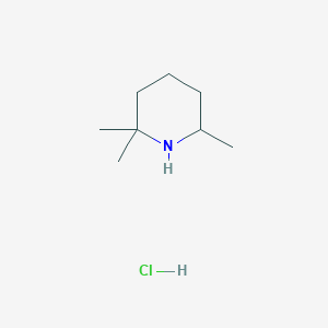 molecular formula C8H18ClN B2973788 2,2,6-Trimethylpiperidine hydrochloride CAS No. 2138145-63-6