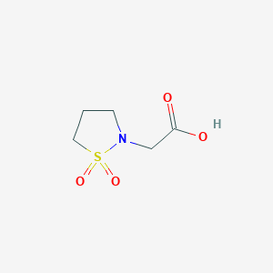 2-(1,1-Dioxo-1,2-thiazolidin-2-yl)acetic acid