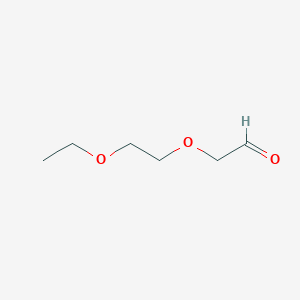 molecular formula C6H12O3 B2973797 2-(2-Ethoxyethoxy)acetaldehyde CAS No. 125117-60-4