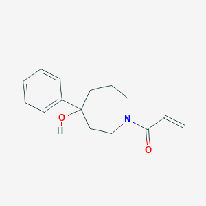 1-(4-Hydroxy-4-phenylazepan-1-yl)prop-2-en-1-one