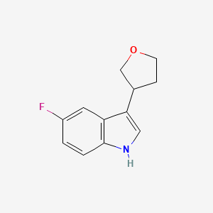 5-Fluoro-3-(tetrahydrofuran-3-yl)-1H-indole