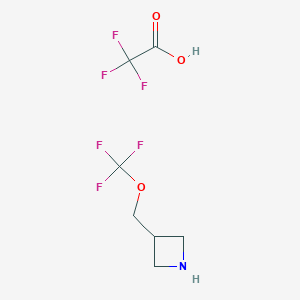 3-((Trifluoromethoxy)methyl)azetidine 2,2,2-trifluoroacetate