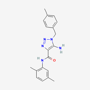 5-amino-N-(2,5-dimethylphenyl)-1-(4-methylbenzyl)-1H-1,2,3-triazole-4-carboxamide