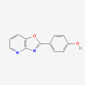 4-{[1,3]Oxazolo[4,5-b]pyridin-2-yl}phenol