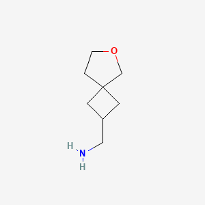 molecular formula C8H15NO B2973905 {6-氧代螺[3.4]辛烷-2-基}甲胺 CAS No. 2241140-67-8