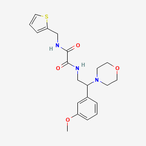 N1-(2-(3-methoxyphenyl)-2-morpholinoethyl)-N2-(thiophen-2-ylmethyl)oxalamide