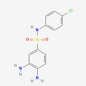 3,4-Diamino-N-(4-chloro-phenyl)-benzenesulfonamide