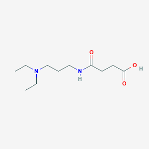 molecular formula C11H22N2O3 B2974022 4-{[3-(Diethylamino)propyl]amino}-4-oxobutanoic acid CAS No. 60274-14-8