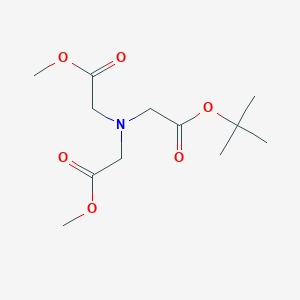 molecular formula C12H21NO6 B2974026 2-([2-(叔丁氧基)-2-氧代乙基](2-甲氧基-2-氧代乙基)氨基)乙酸甲酯 CAS No. 1275898-51-5