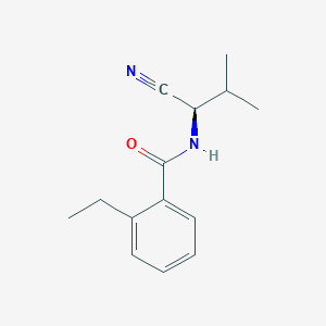 N-[(1R)-1-Cyano-2-methylpropyl]-2-ethylbenzamide