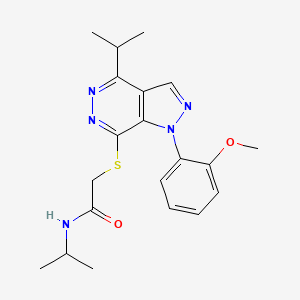 N-isopropyl-2-((4-isopropyl-1-(2-methoxyphenyl)-1H-pyrazolo[3,4-d]pyridazin-7-yl)thio)acetamide