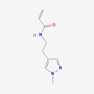 N-[2-(1-Methylpyrazol-4-yl)ethyl]prop-2-enamide