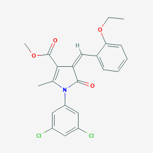 methyl (4Z)-1-(3,5-dichlorophenyl)-4-(2-ethoxybenzylidene)-2-methyl-5-oxo-4,5-dihydro-1H-pyrrole-3-carboxylate