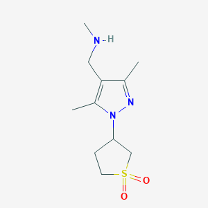 1-[1-(1,1-dioxidotetrahydrothiophen-3-yl)-3,5-dimethyl-1H-pyrazol-4-yl]-N-methylmethanamine