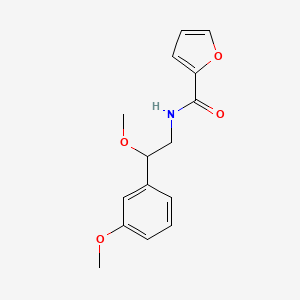 molecular formula C15H17NO4 B2974137 N-(2-甲氧基-2-(3-甲氧基苯基)乙基)呋喃-2-甲酰胺 CAS No. 1797557-50-6