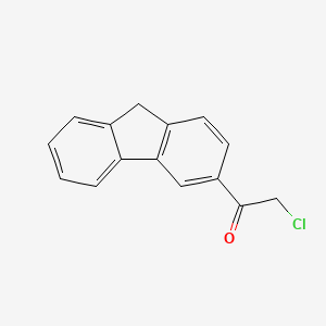 molecular formula C15H11ClO B2974142 2-Chloro-1-(9H-fluoren-3-yl)-ethanone CAS No. 792953-73-2