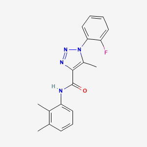 N-(2,3-dimethylphenyl)-1-(2-fluorophenyl)-5-methyl-1H-1,2,3-triazole-4-carboxamide