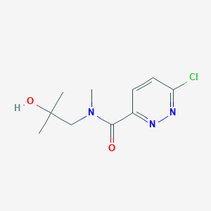 molecular formula C10H14ClN3O2 B2974161 6-氯-N-(2-羟基-2-甲基丙基)-N-甲基吡啶-3-甲酰胺 CAS No. 1511492-02-6