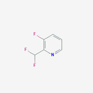 molecular formula C6H4F3N B2974220 2-(Difluoromethyl)-3-fluoropyridine CAS No. 1784569-86-3