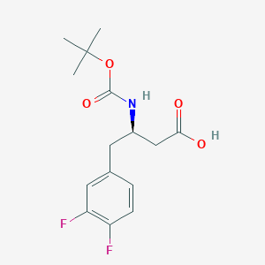 (R)-3-((tert-butoxycarbonyl)amino)-4-(3,4-difluorophenyl)butanoic acid