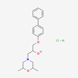 1-([1,1'-Biphenyl]-4-yloxy)-3-(2,6-dimethylmorpholino)propan-2-ol hydrochloride