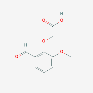 2-(2-Formyl-6-methoxyphenoxy)acetic acid